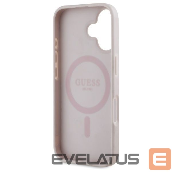 Other goods Guess Guess GUHMP16SP4ROPEMCP iPhone 16 6.1" pink/pink hardcase 4G Flowers Print MagSafe