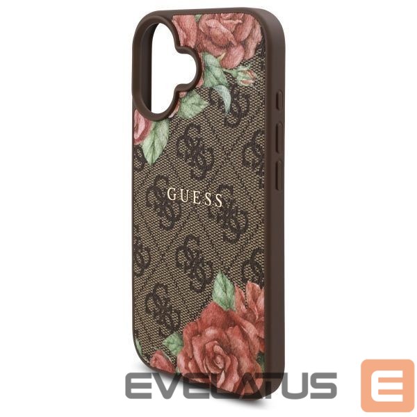 Other goods Guess Guess GUHMP16SP4ROPEMCW iPhone 16 6.1" brown/brown hardcase 4G Flowers Print MagSafe