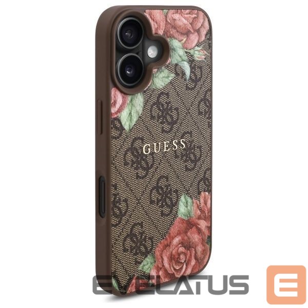 Other goods Guess Guess GUHMP16SP4ROPEMCW iPhone 16 6.1" brown/brown hardcase 4G Flowers Print MagSafe