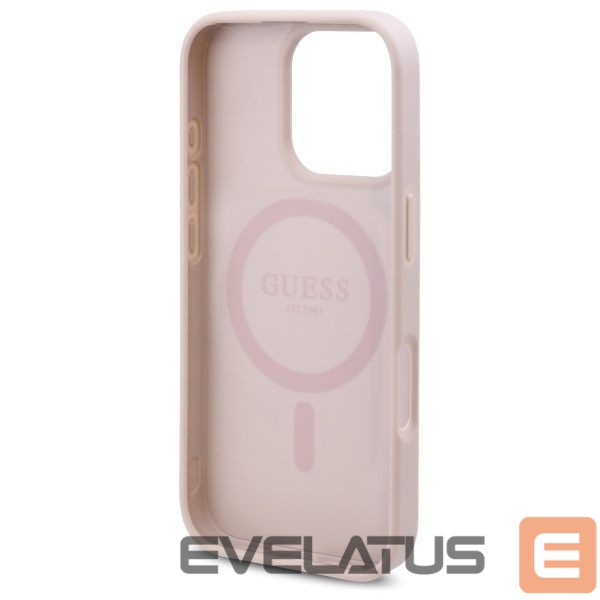 Other goods Guess Guess GUHMP16XP4ROPEMCP iPhone 16 Pro Max 6.9" pink/pink hardcase 4G Flowers Print MagSafe