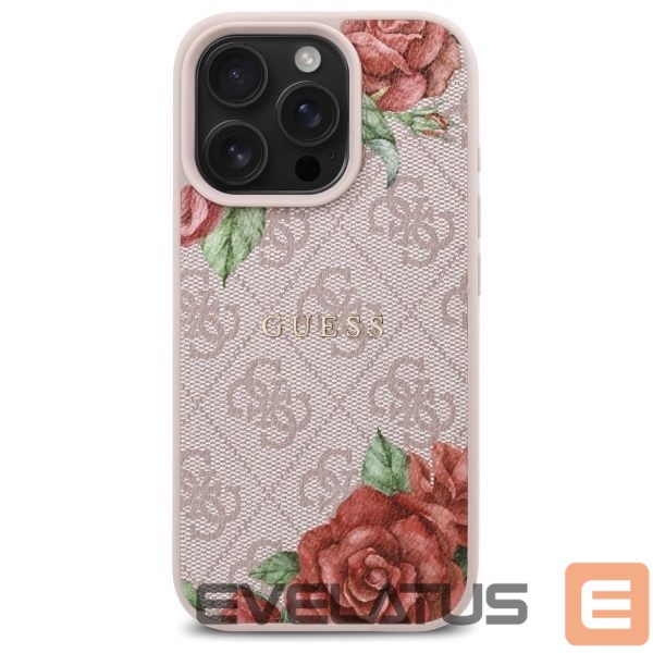 Other goods Guess Guess GUHMP16XP4ROPEMCP iPhone 16 Pro Max 6.9" pink/pink hardcase 4G Flowers Print MagSafe