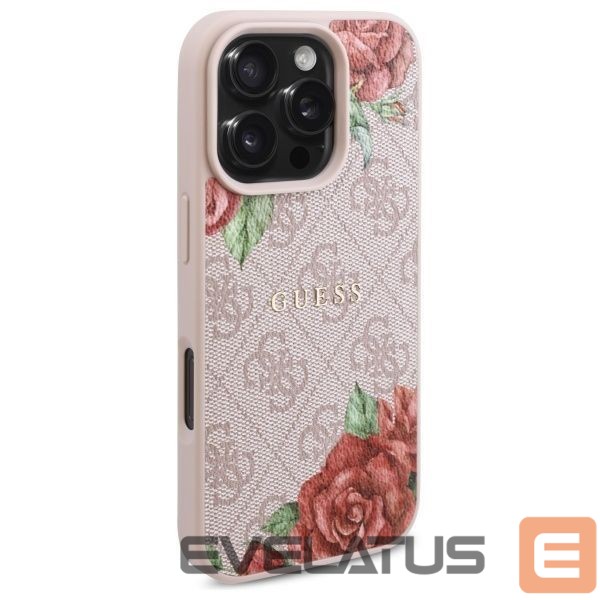 Other goods Guess Guess GUHMP16XP4ROPEMCP iPhone 16 Pro Max 6.9" pink/pink hardcase 4G Flowers Print MagSafe
