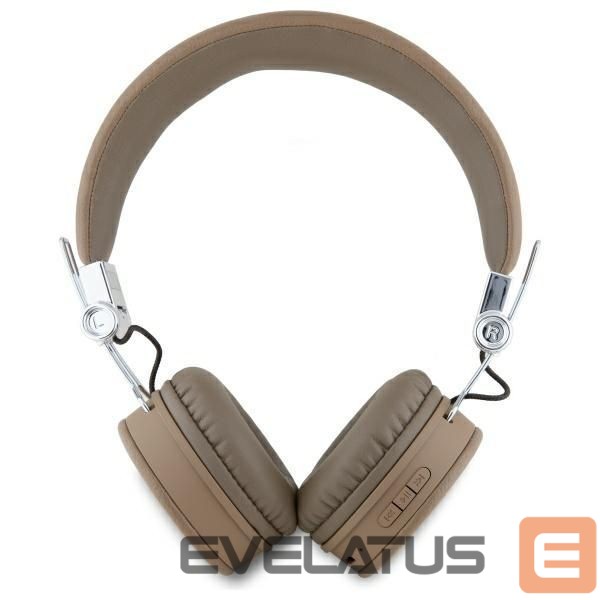 Other goods Guess Guess Bluetooth ENC GUBH70PGTSPSW Brown Grained Classic Round Shape Headphones