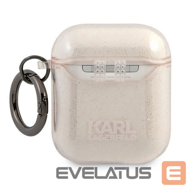 Other goods Karl Lagerfeld Karl Lagerfeld Glitter Choupette Case for AirPods 1 / 2 - Gold