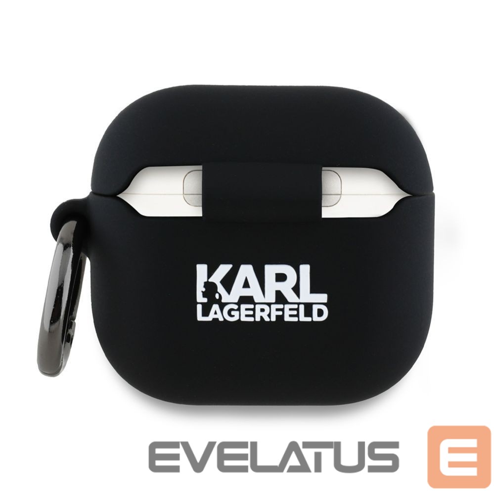 Other goods Karl Lagerfeld Karl Lagerfeld Silicone Karl Head 3D Case for AirPods 4 - Black