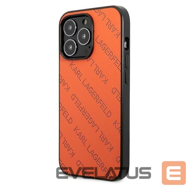 Other goods Karl Lagerfeld Karl Lagerfeld Perforated Allover Case for iPhone 13 Pro / 13 6.1" - Orange