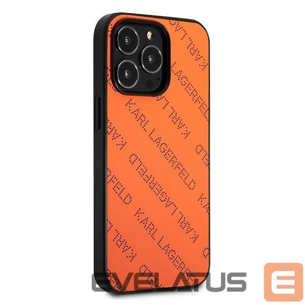 Other goods Karl Lagerfeld Karl Lagerfeld Perforated Allover Case for iPhone 13 Pro / 13 6.1" - Orange