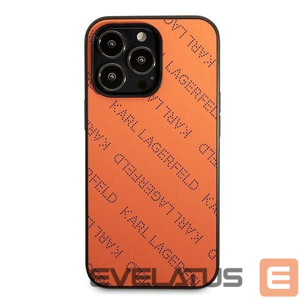 Other goods Karl Lagerfeld Karl Lagerfeld Perforated Allover Case for iPhone 13 Pro / 13 6.1" - Orange
