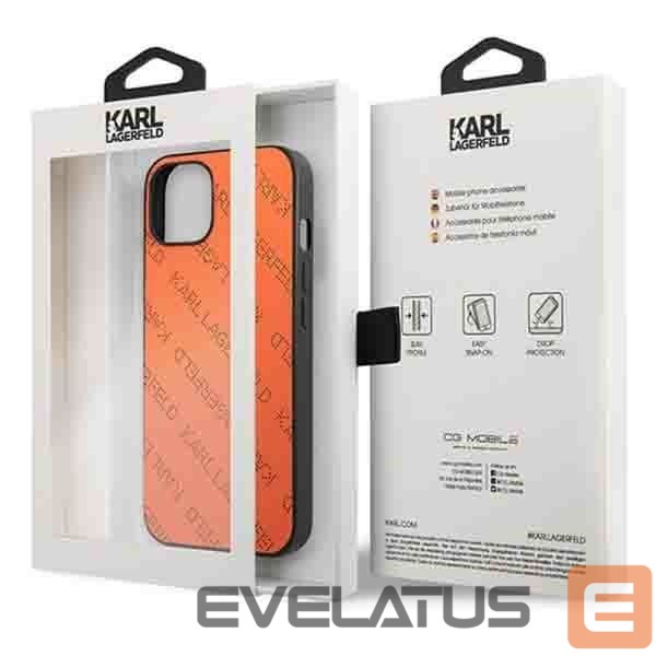 Other goods Karl Lagerfeld Karl Lagerfeld Perforated Allover Case for iPhone 13 / 14 / 15 6.1" - Orange