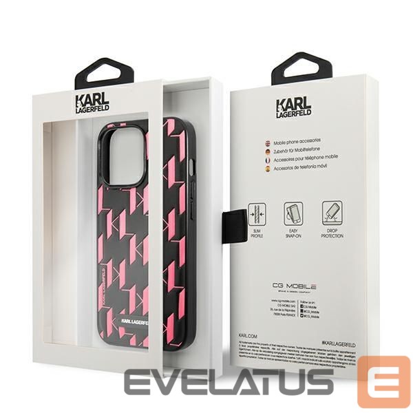 Other goods Karl Lagerfeld Karl Lagerfeld Monogram Plaque iPhone 13 Pro Max 6.7" Case - Pink