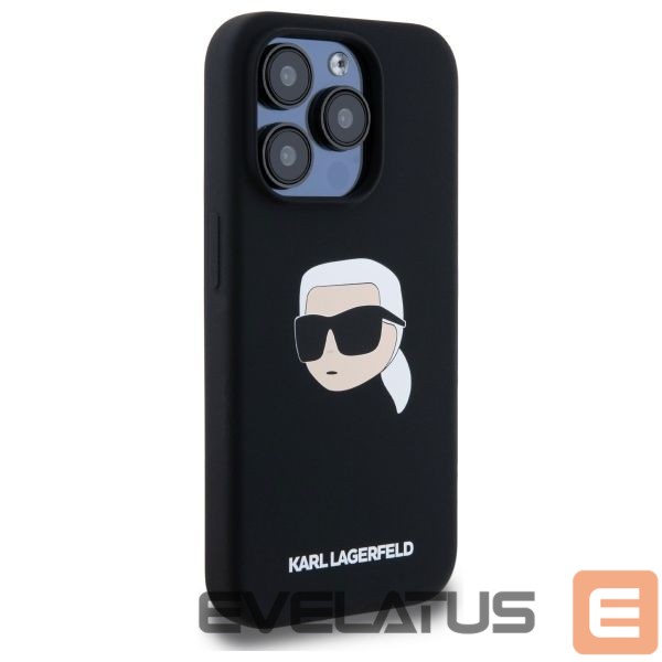 Other goods Karl Lagerfeld Karl Lagerfeld KLHMP15LSKHPPLK iPhone 15 Pro 6.1" black/black hardcase Silicone Karl Head Print MagSafe