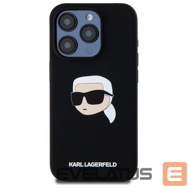 Other goods Karl Lagerfeld Karl Lagerfeld KLHMP15LSKHPPLK iPhone 15 Pro 6.1" black/black hardcase Silicone Karl Head Print MagSafe