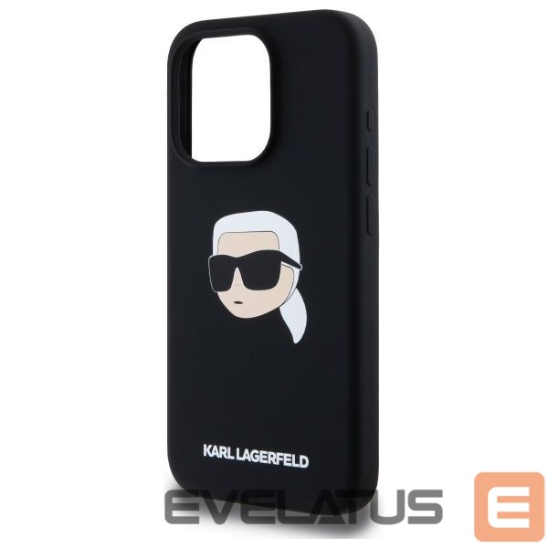 Other goods Karl Lagerfeld Karl Lagerfeld KLHMP15LSKHPPLK iPhone 15 Pro 6.1" black/black hardcase Silicone Karl Head Print MagSafe