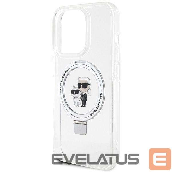 Other goods Karl Lagerfeld Karl Lagerfeld KLHMP15XHMRSKCH iPhone 15 Pro Max 6.7" white/white hardcase Ring Stand Karl&Choupette MagSafe