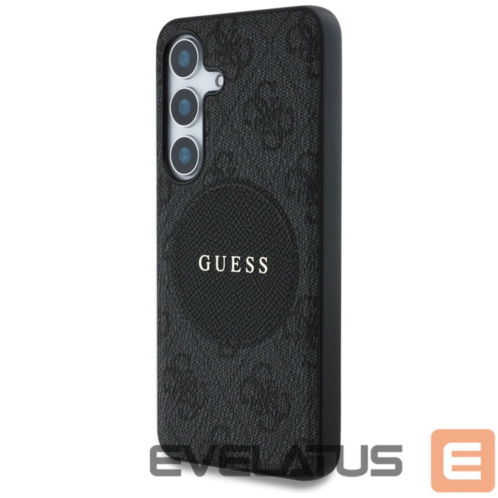 Other goods Guess Guess 4G Round Patch Classic Logo MagSafe case for Samsung Galaxy S25 Plus black
