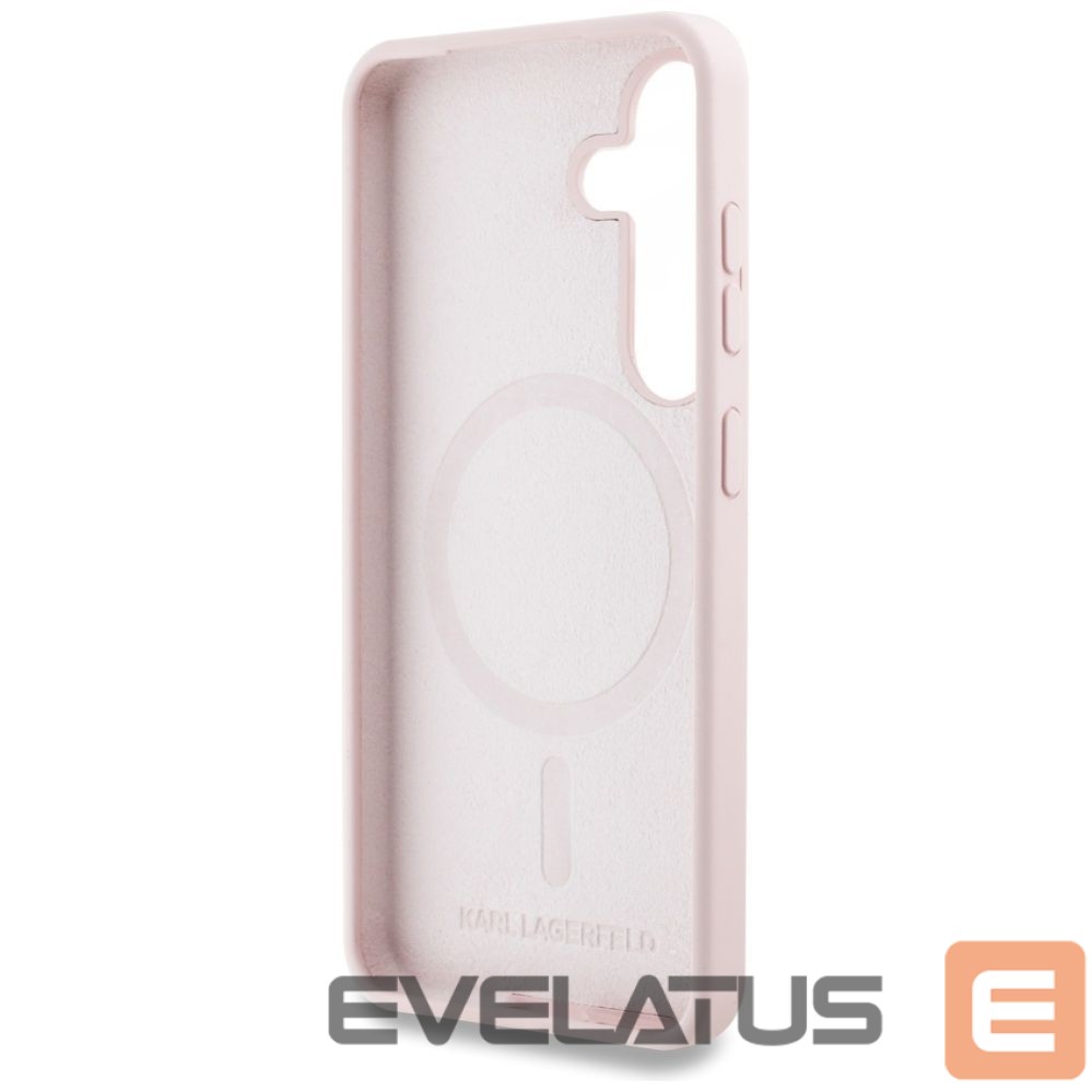 Other goods Karl Lagerfeld Karl Lagerfeld Silicone Double Heads And Circle MagSafe Samsung Galaxy S25 Case Pink