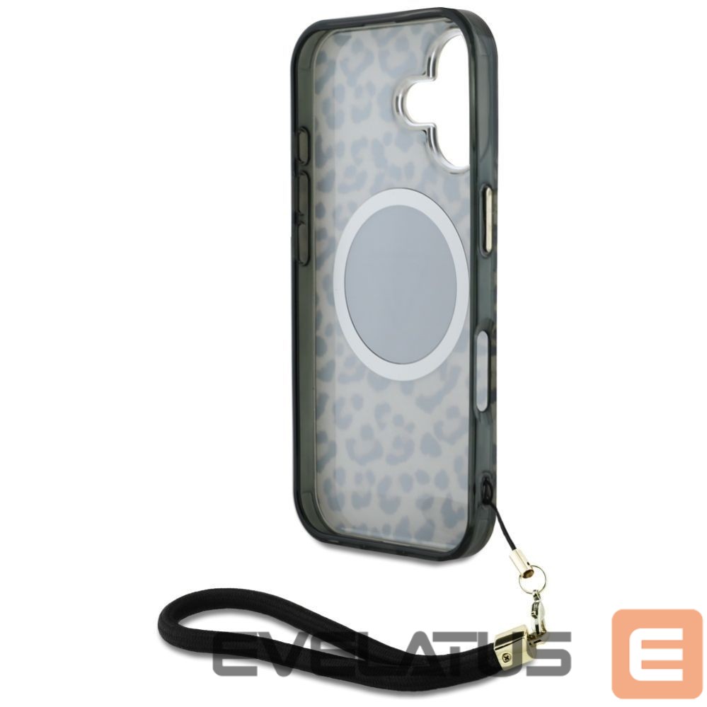 Other goods Guess Guess HC IML Leopard Triangle Cord Strap MagSafe iPhone 16 Case - Brown