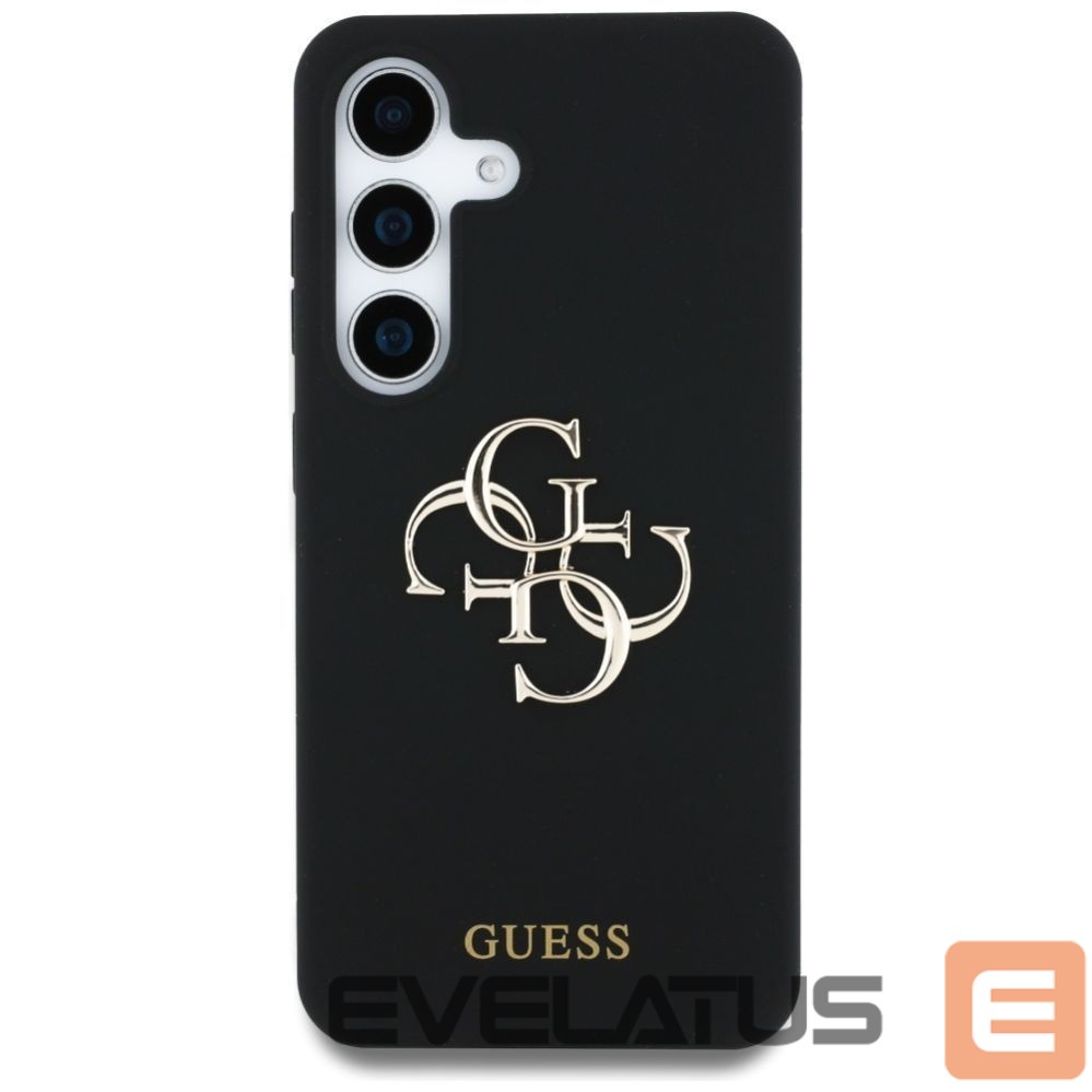 Other goods Guess Guess Silicone Big 4G Logo Bottom Script case for Samsung Galaxy S25 - black