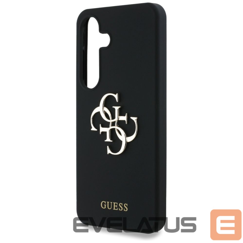 Other goods Guess Guess Silicone Big 4G Logo Bottom Script case for Samsung Galaxy S25 - black