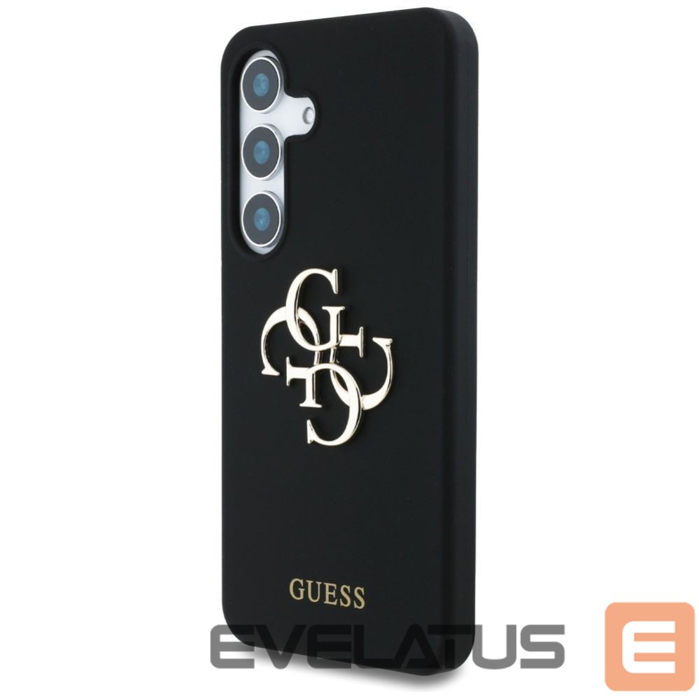 Other goods Guess Guess Silicone Big 4G Logo Bottom Script case for Samsung Galaxy S25 - black