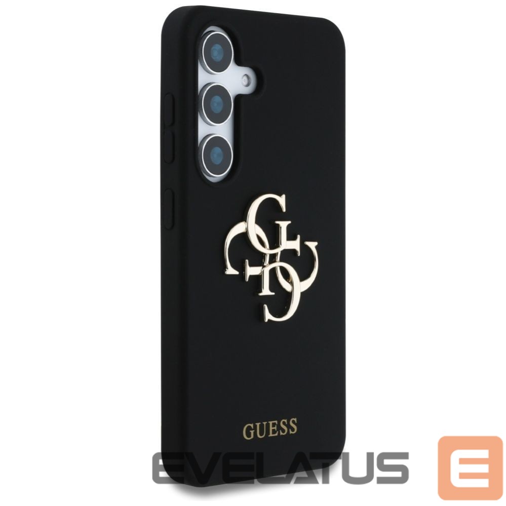 Other goods Guess Guess Silicone Big 4G Logo Bottom Script case for Samsung Galaxy S25 - black