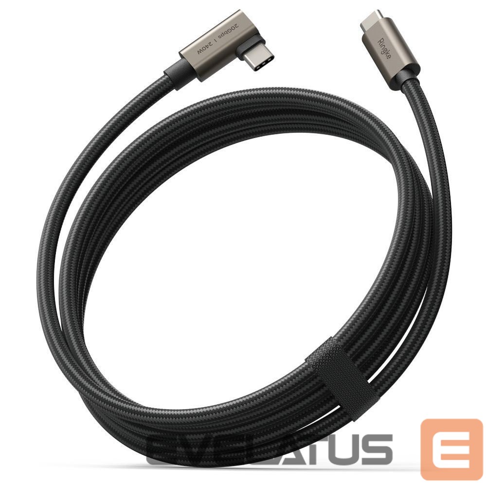 Other goods Ringke Ringke 3.2 gen. 2x2 USB-C, PD 3.1 240W 2m angled cable - black