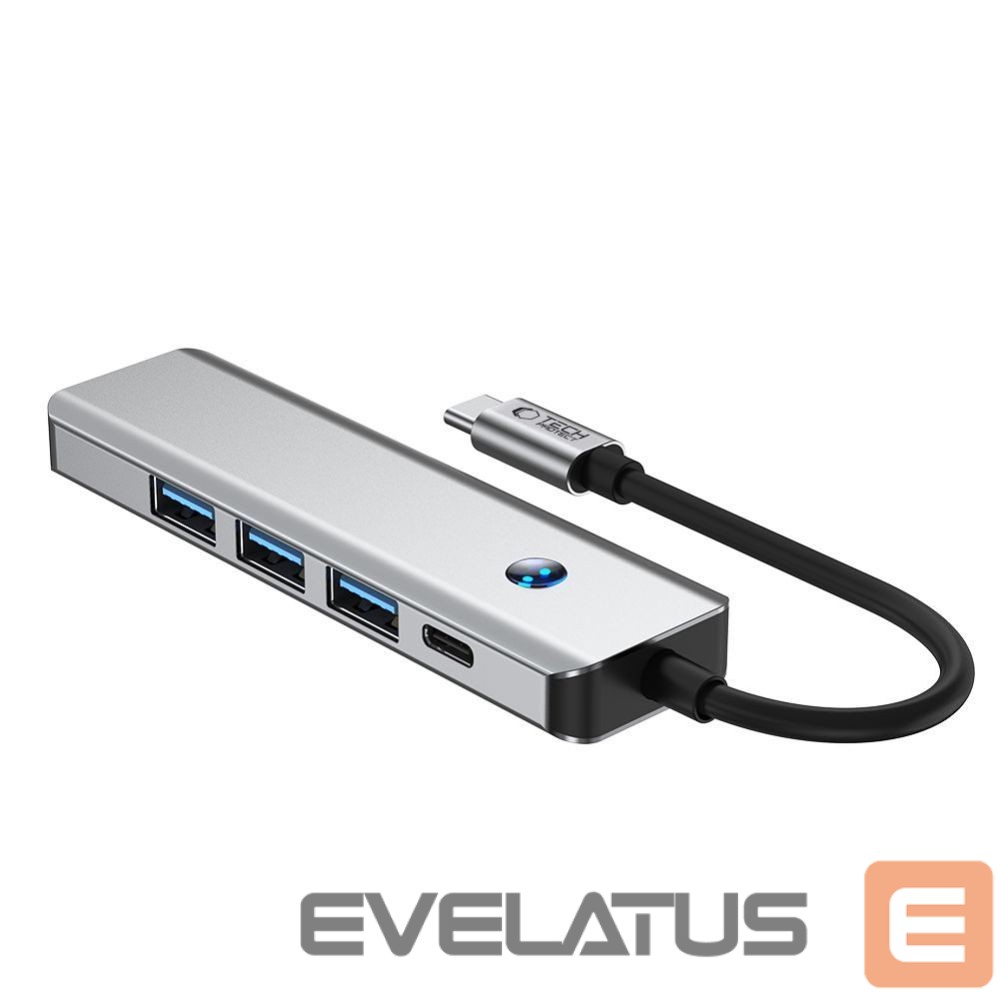 Other goods Tech-Protect Tech-Protect HB01 HUB Adapter 5in1 USB-C + USB3.0 + HDMI 4K 60Hz + PD100W - gray