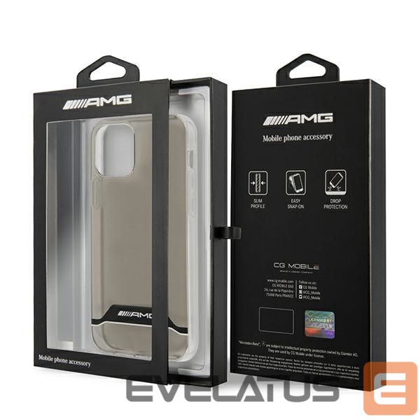 Other goods Mercedes-Benz AMG Electroplate Black&White Case for iPhone 12 / 12 Pro - Transparent