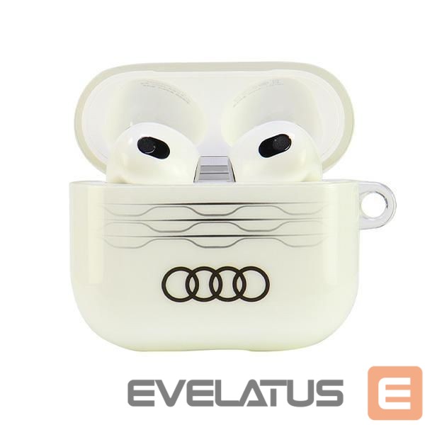 Other goods Audi Audi IML Geometric Pattern AirPods 3 Case - White