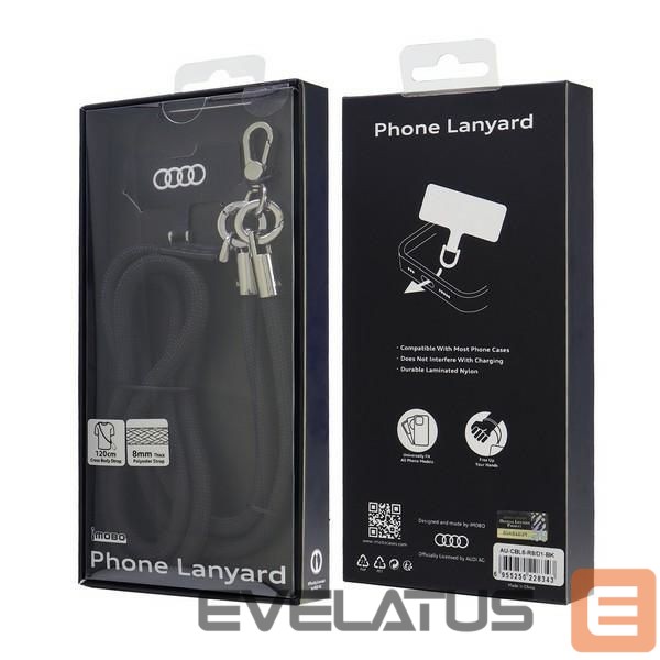 Other goods Audi Audi Crossbody Leash Universal 120cm x 6mm - Black