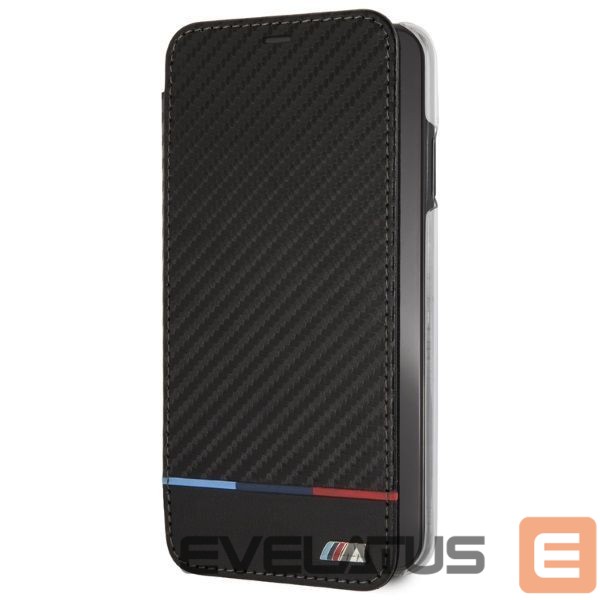 Other goods BMW BMW Carbon Tricolor Stripe iPhone XS Max Case - Black