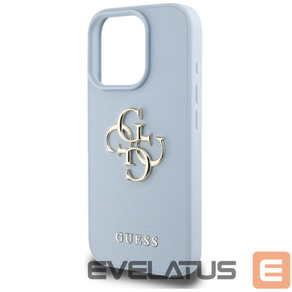 Other goods Guess Guess Grained Big 4G Logo Small Classic Logo case for iPhone 16 Pro Max - blue