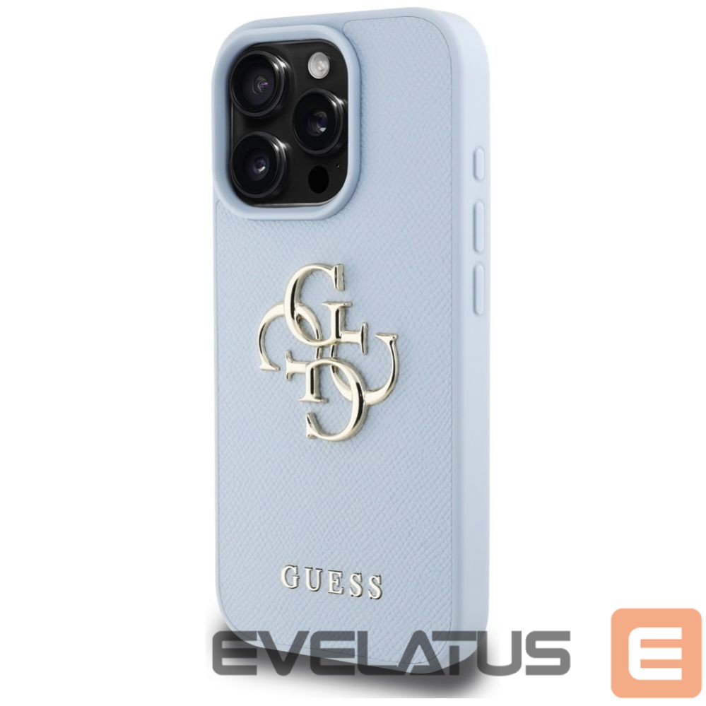 Other goods Guess Guess Grained Big 4G Logo Small Classic Logo case for iPhone 16 Pro Max - blue