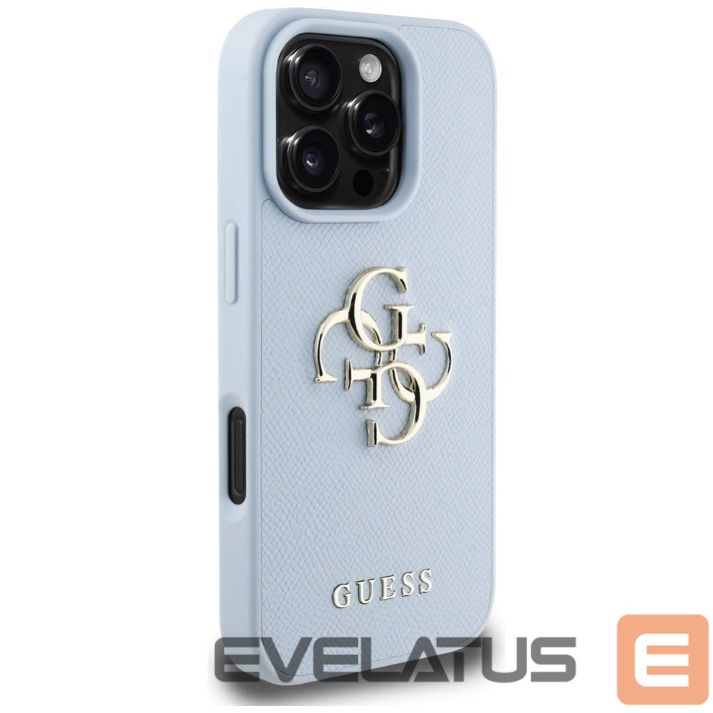 Other goods Guess Guess Grained Big 4G Logo Small Classic Logo case for iPhone 16 Pro Max - blue