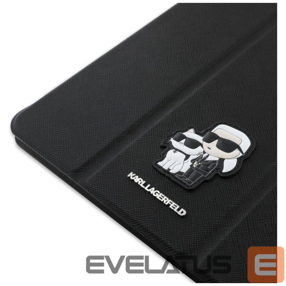Other goods Karl Lagerfeld Karl Lagerfeld Saffiano Magnetic Karl & Choupette iPad Pro 11" 2024 Book Cover Case - Black