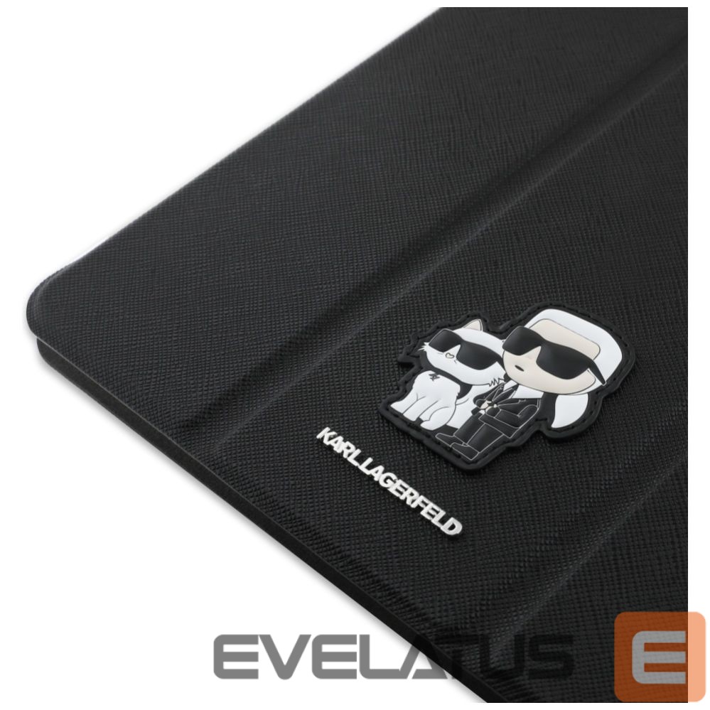 Other goods Karl Lagerfeld Karl Lagerfeld Saffiano Magnetic Karl & Choupette iPad Pro 13" 2024 Book Cover Case - Black