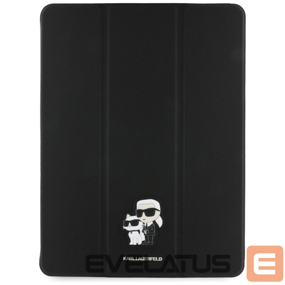 Other goods Karl Lagerfeld Karl Lagerfeld Saffiano Magnetic Karl & Choupette iPad Air 13" 2024 Book Cover Case - Black