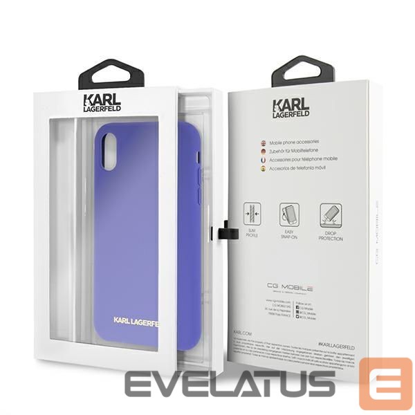 Other goods Karl Lagerfeld Karl Lagerfeld Silicone iPhone Xr Case - Purple