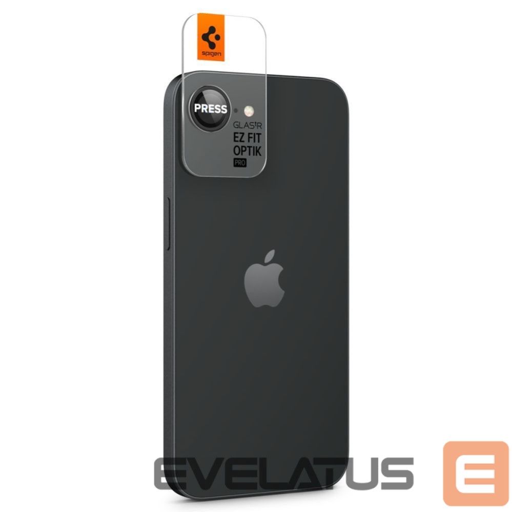 Other goods Spigen Spigen Optik Pro GLAS.TR "Ez Fit" Camera Cover 2-pack for iPhone 16e / 17e - Black