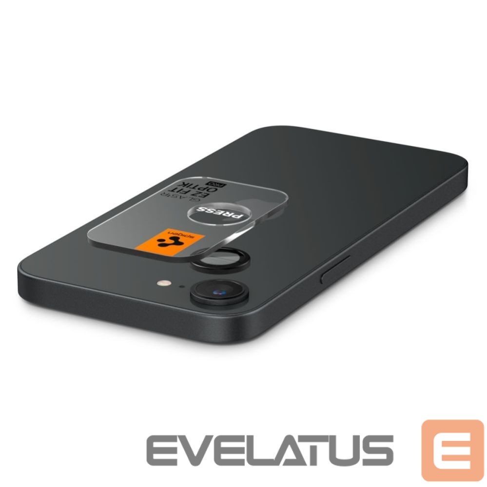 Other goods Spigen Spigen Optik Pro GLAS.TR "Ez Fit" Camera Cover 2-pack for iPhone 16e / 17e - Black