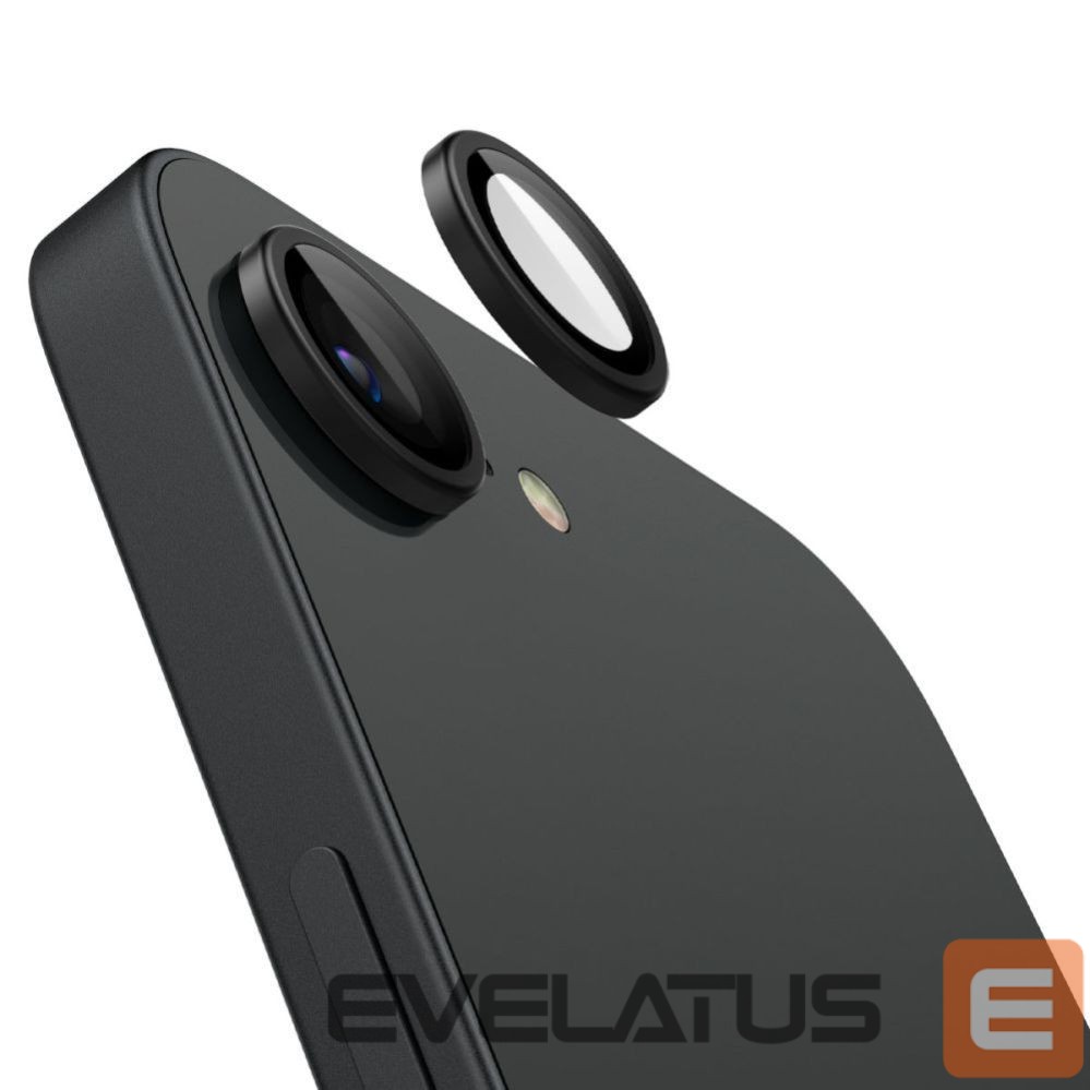 Other goods Spigen Spigen Optik Pro GLAS.TR "Ez Fit" Camera Cover 2-pack for iPhone 16e / 17e - Black