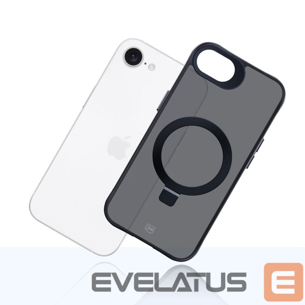 Other goods 3MK 3mk Smoke Case Mag&Stand for Apple iPhone 16E - black