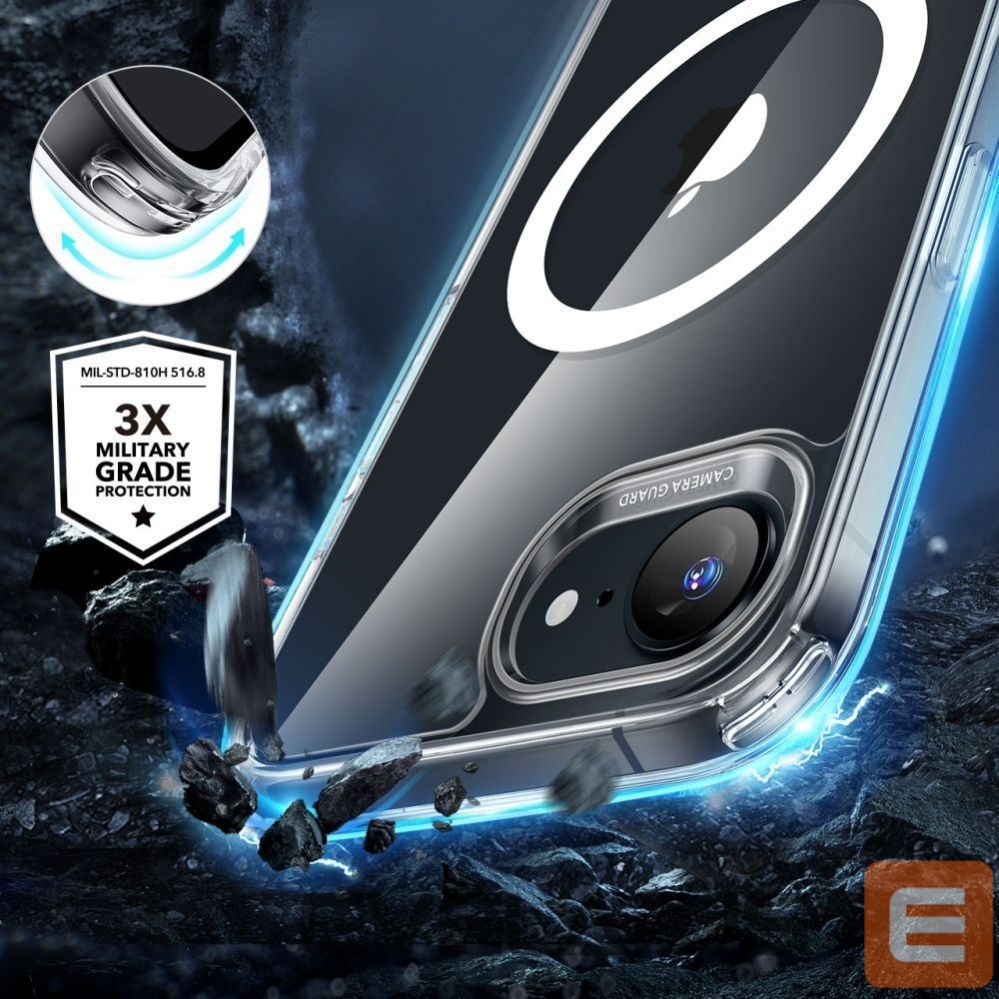 Other goods ESR ESR Classic Hybrid Halolock MagSafe Case for iPhone 16e / 17e - Transparent
