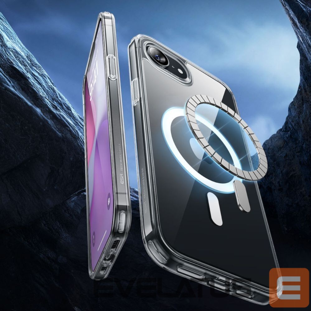 Other goods ESR ESR Classic Hybrid Halolock MagSafe Case for iPhone 16e / 17e - Transparent