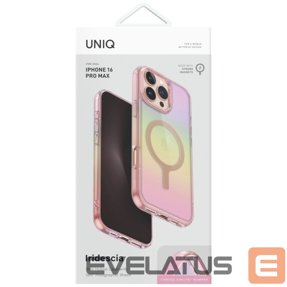 Other goods UNIQ Uniq Iridescia Magclick Charging Case for iPhone 16 Pro Max - Pink