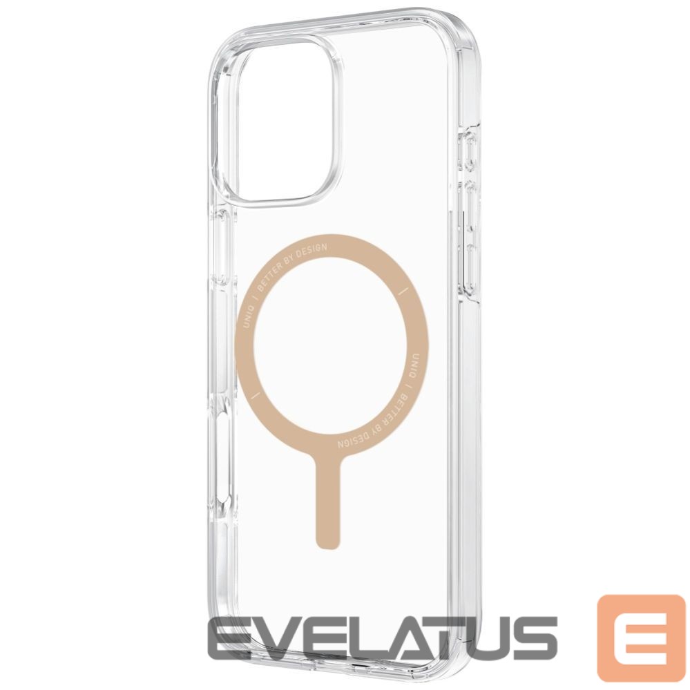 Other goods UNIQ Uniq Clario Magclick Charging Case for iPhone 16 Pro Max - Transparent Gold