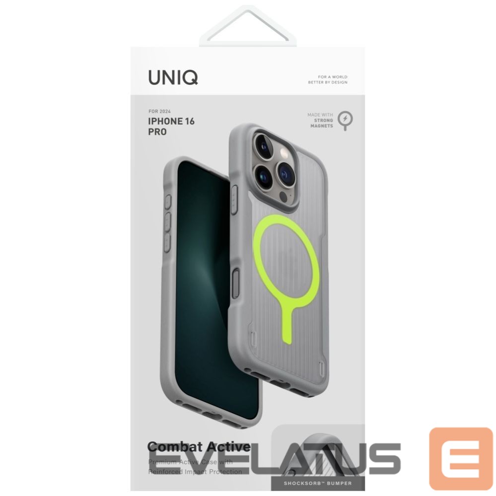 Other goods UNIQ Uniq Combat Active Magclick Charging Case for iPhone 16 Pro - Gray