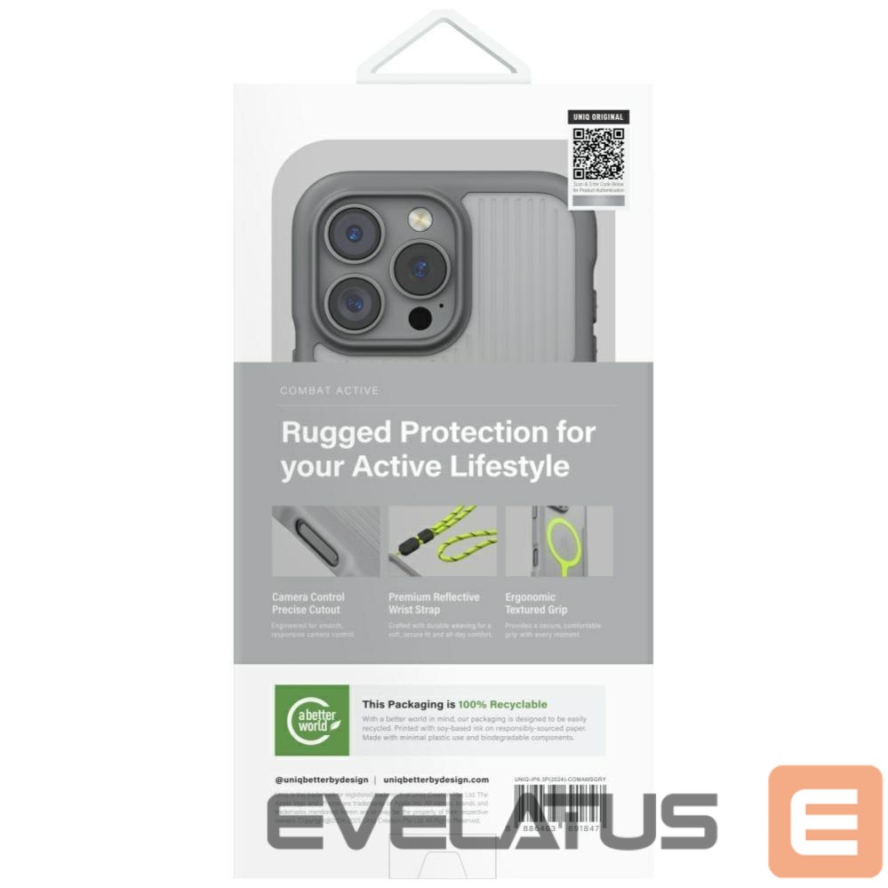 Other goods UNIQ Uniq Combat Active Magclick Charging Case for iPhone 16 Pro - Gray