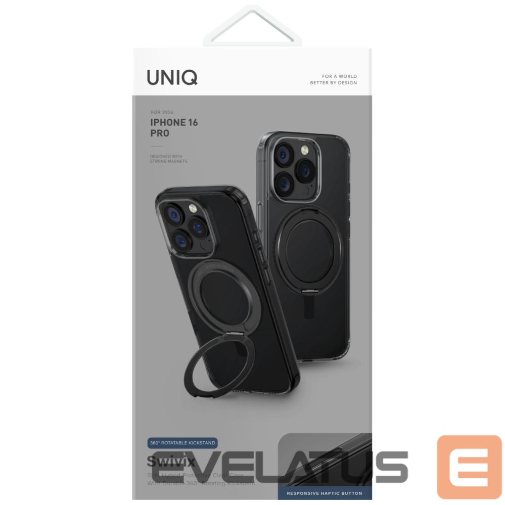 Other goods UNIQ Uniq Swivix 360 Rotating Kickstand Case for iPhone 16 Pro - Black