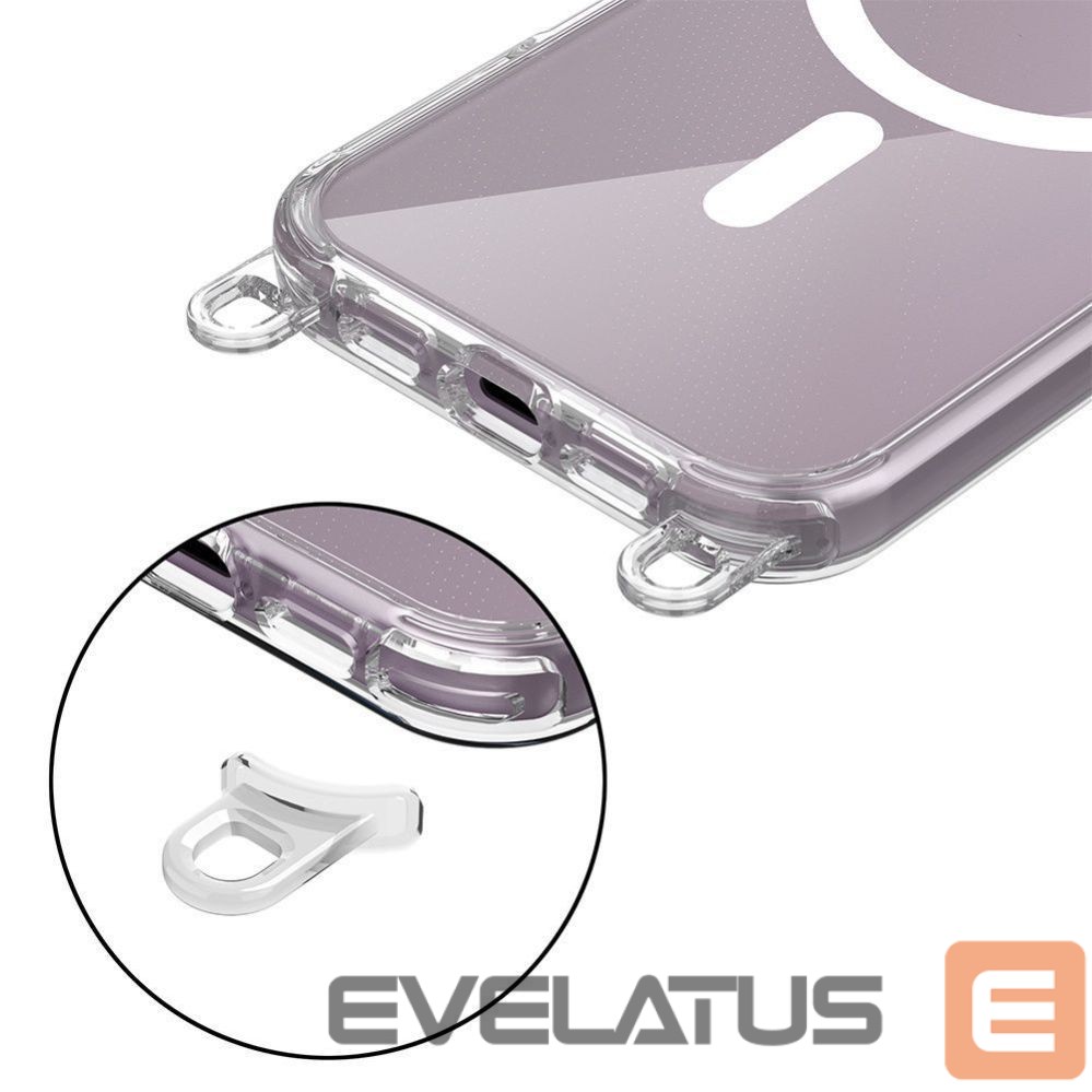 Other goods Tech-Protect Tech-Protect FlexAir Chain MagSafe Case for iPhone 16e / 17e - Black and Beige